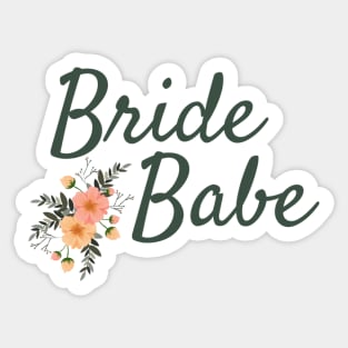 Bride Babe Sticker